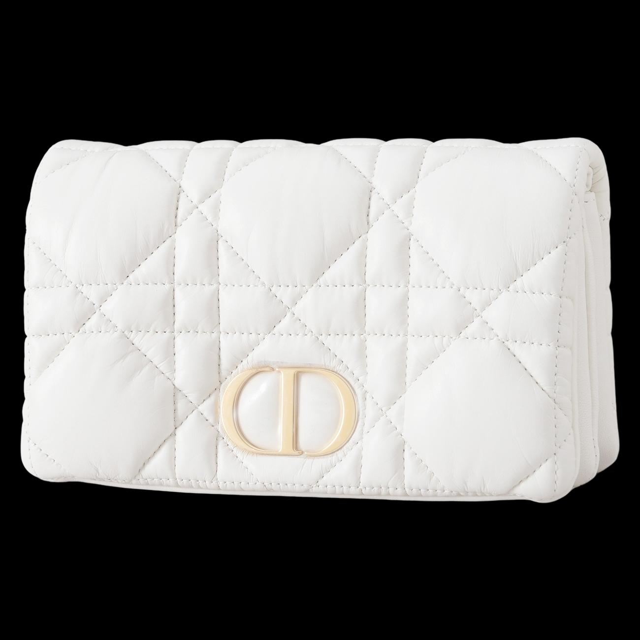 CHRISTIAN DIOR(USED)디올 카로 지퍼 체인 파우치